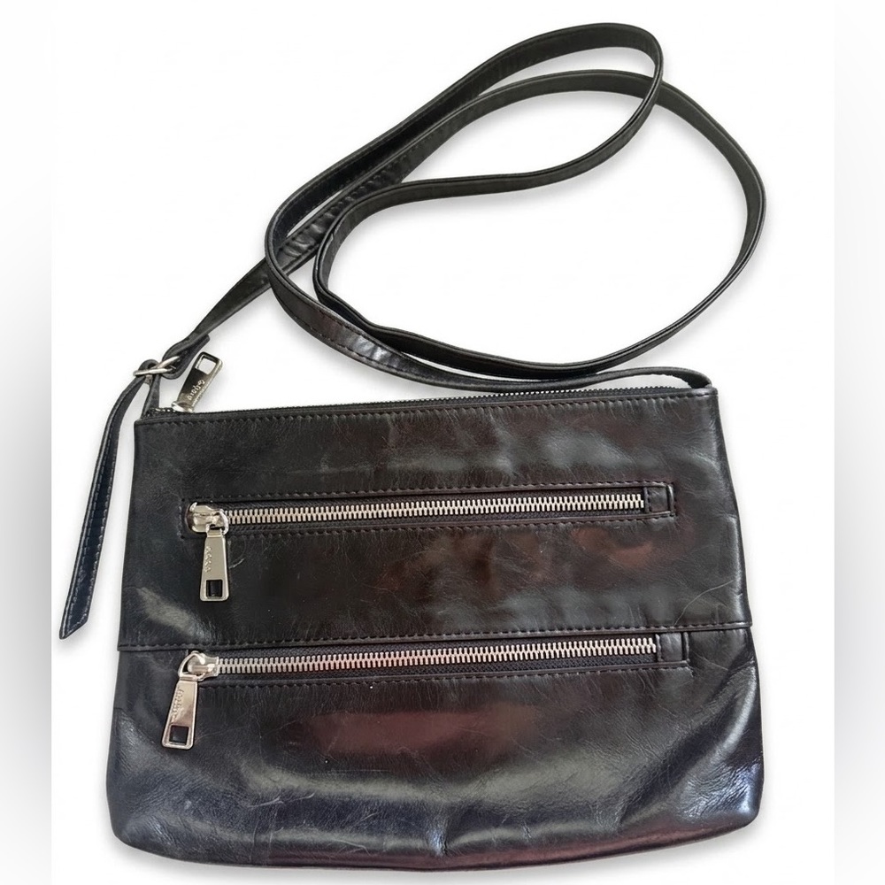 HOBO Mara Black Leather Crossbody